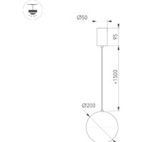 Подвесная люстра Arlight SP-EMISFERO-R200-16W 035991