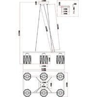 Подвесная люстра Moderli Prismique V11709-6P