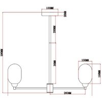 Подвесная люстра Moderli Gracy V10850-6P