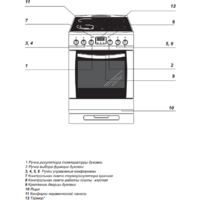 Кухонная плита Hansa FCCW69209