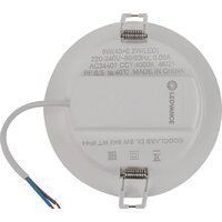 Точечный светильник Ledvance Ecoclass DL 8W 840 WT IP44 10x1RETRU LEDV 4058075656611